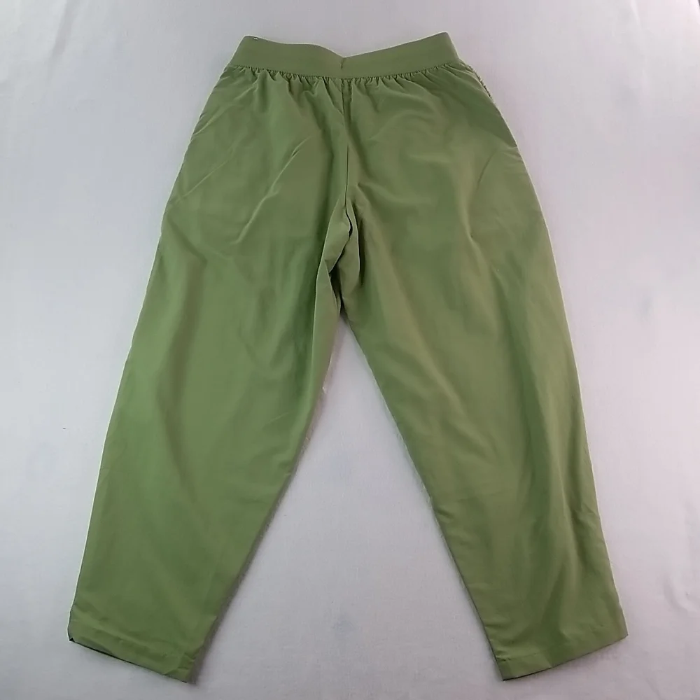 Nike Women High Waisted Joggers Olive Green Pocket Sweatpants Athletic M